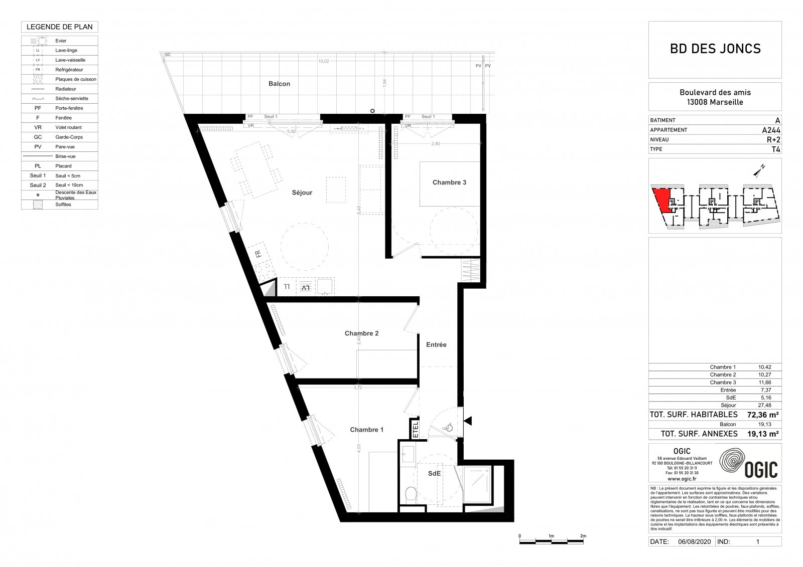 Plan 2D - lot A244