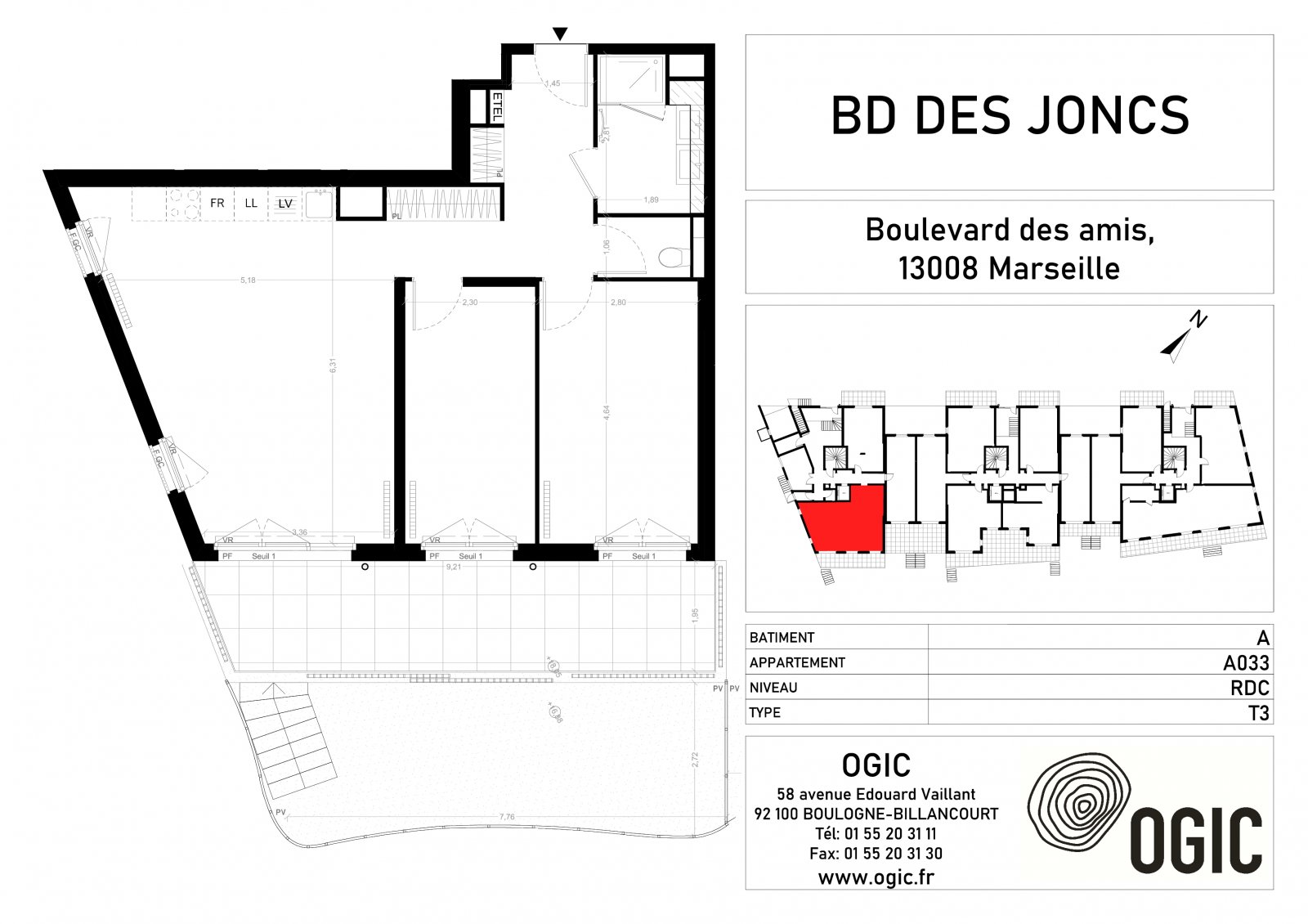 Plan 2D - lot A033