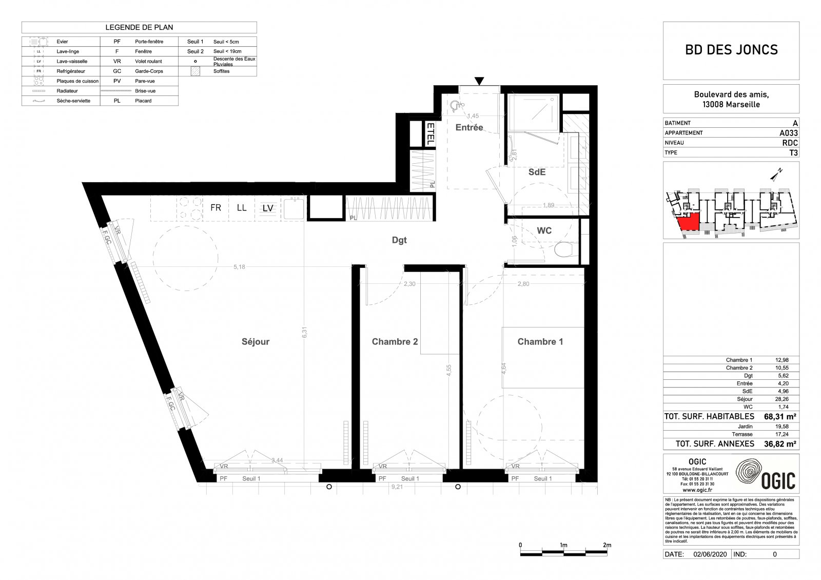 Plan 2D - lot A033