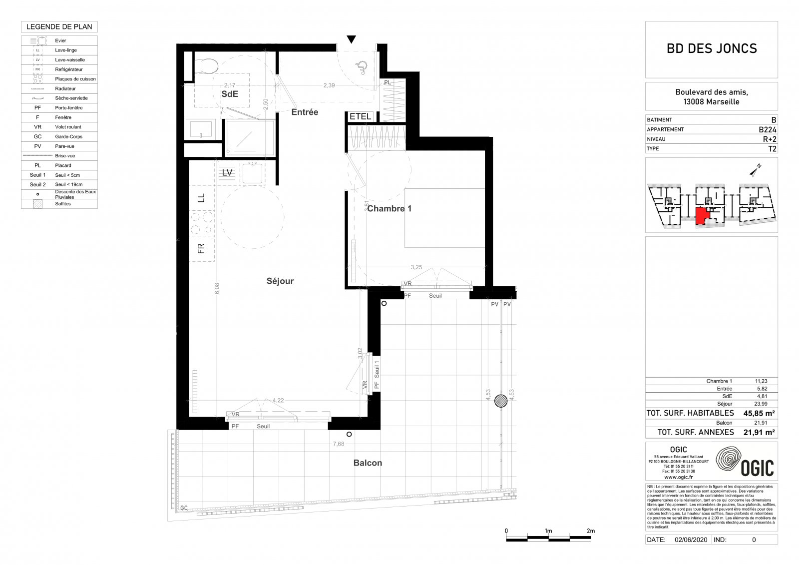 Plan 2D - lot B224