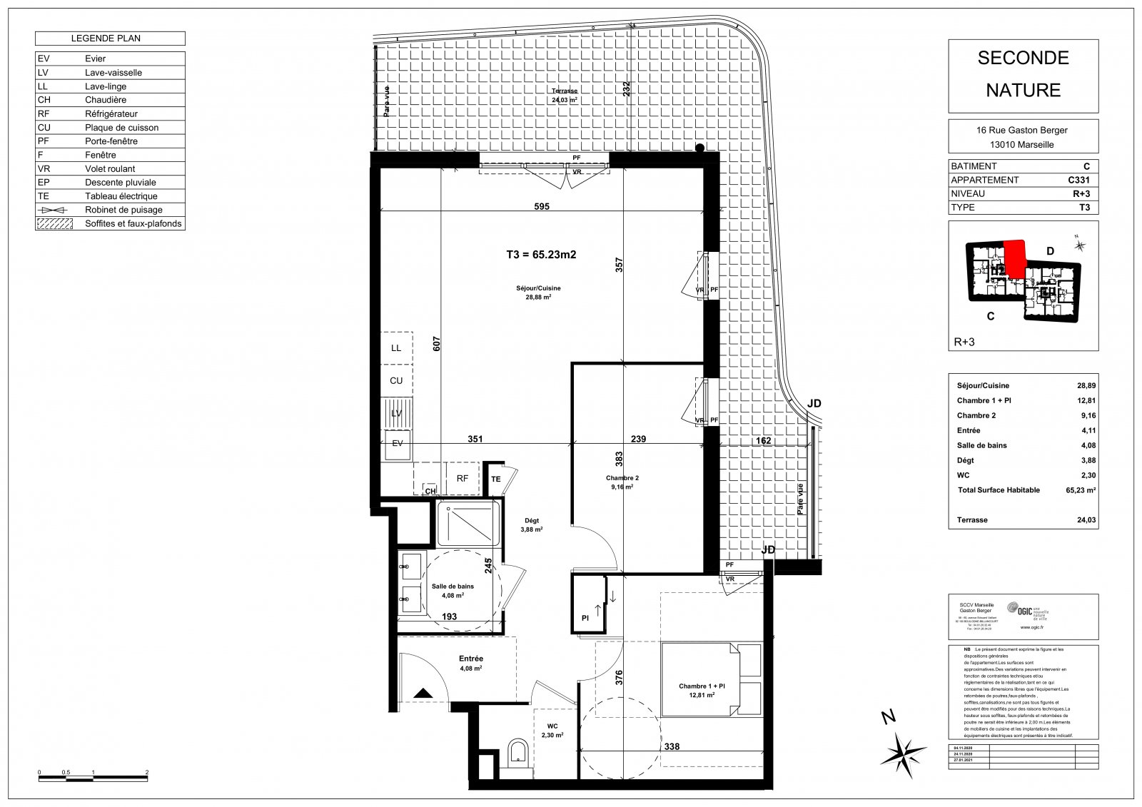 Plan 2D - lot C331