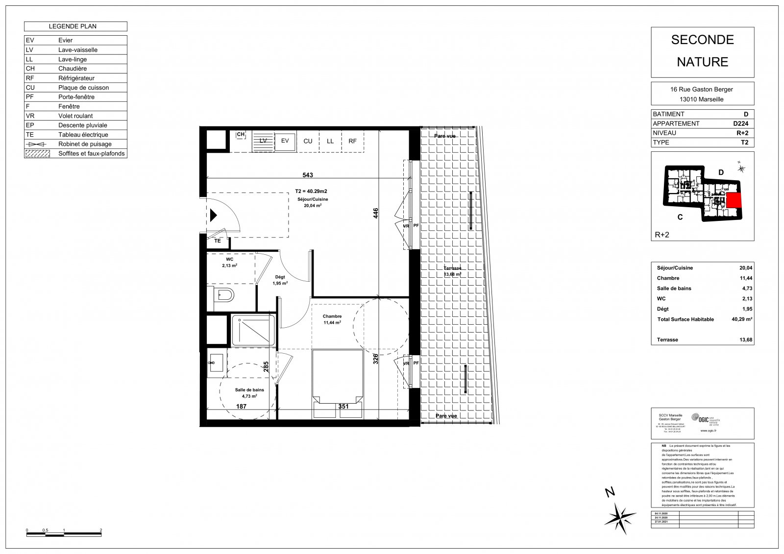 Plan 2D - lot D224