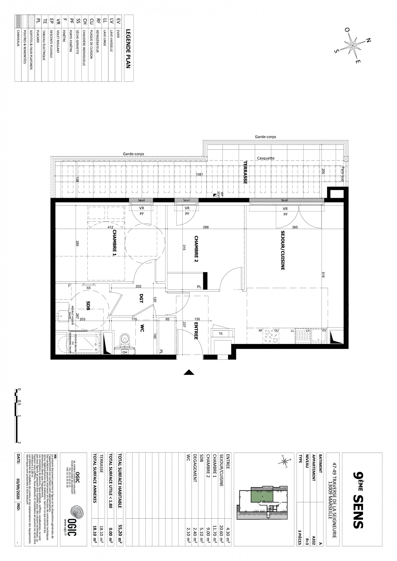 Plan 2D - lot A332