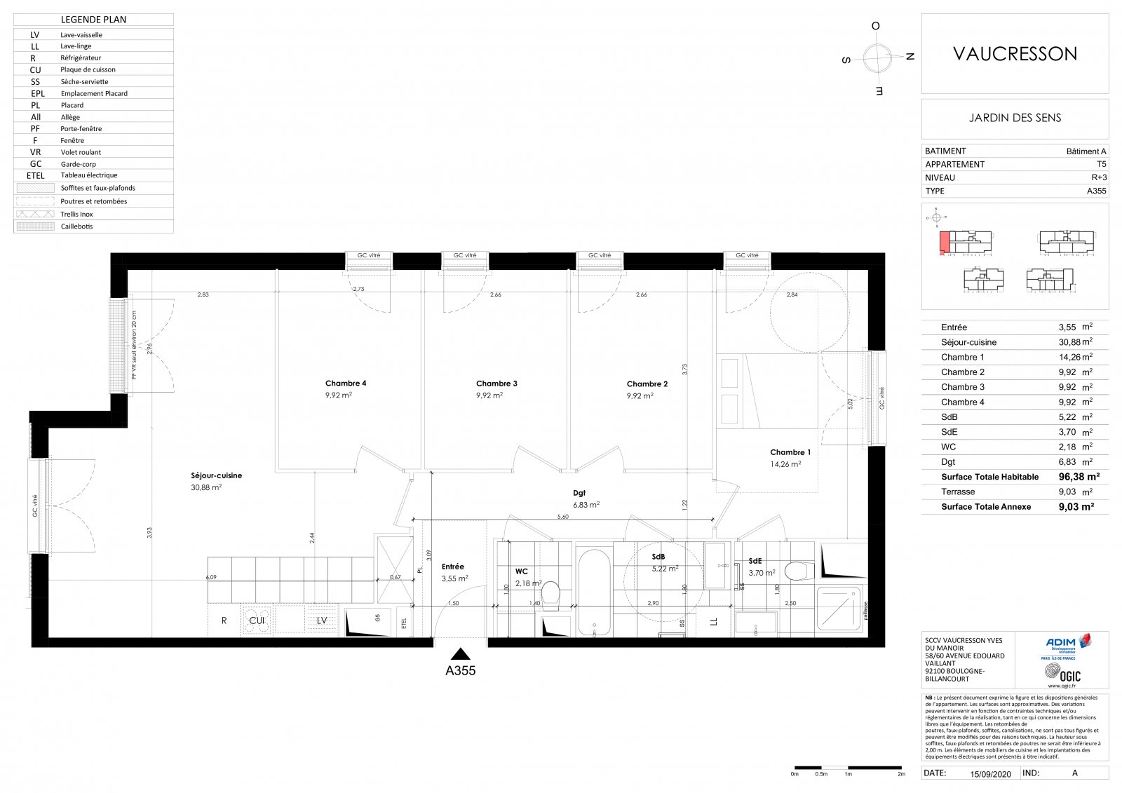 Plan 2D - lot A355