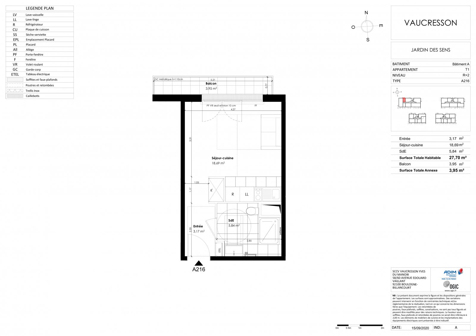 Plan 2D - lot A216