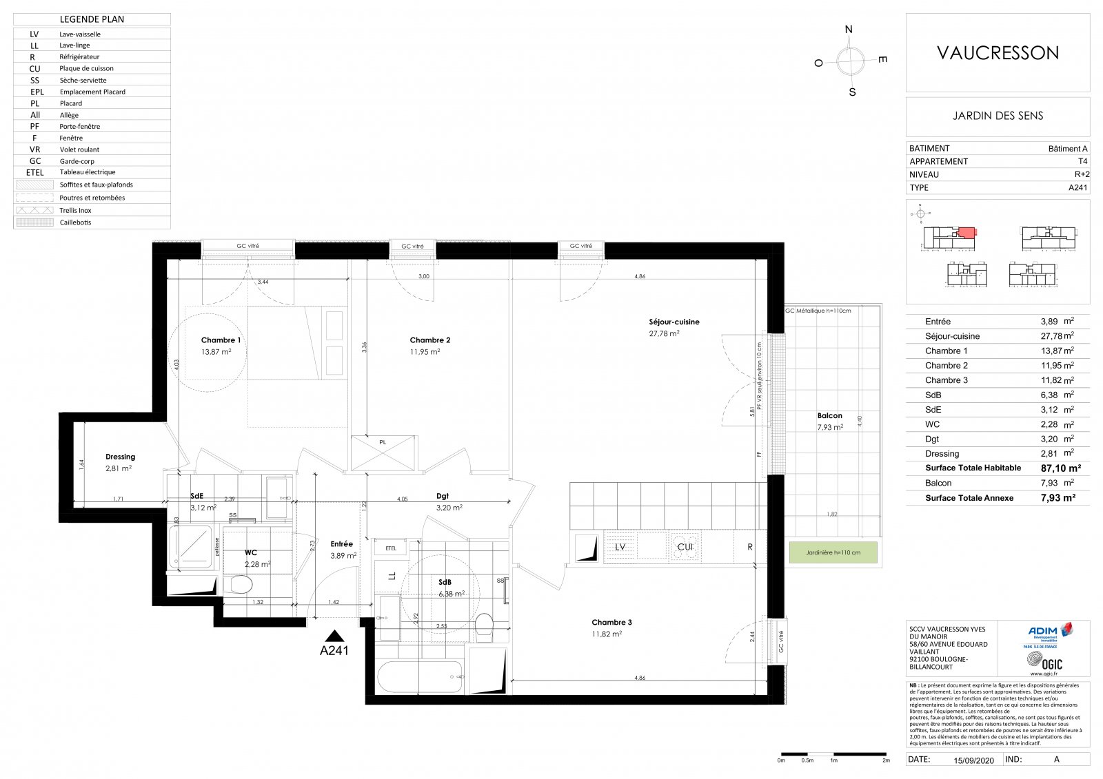 Plan 2D - lot A241