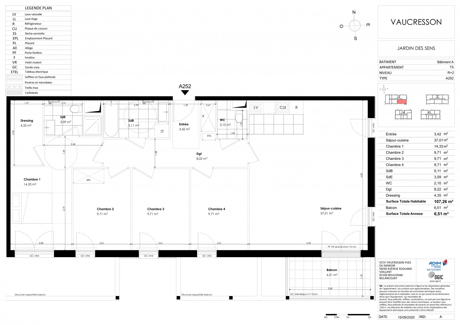 Plan 2D - lot A252