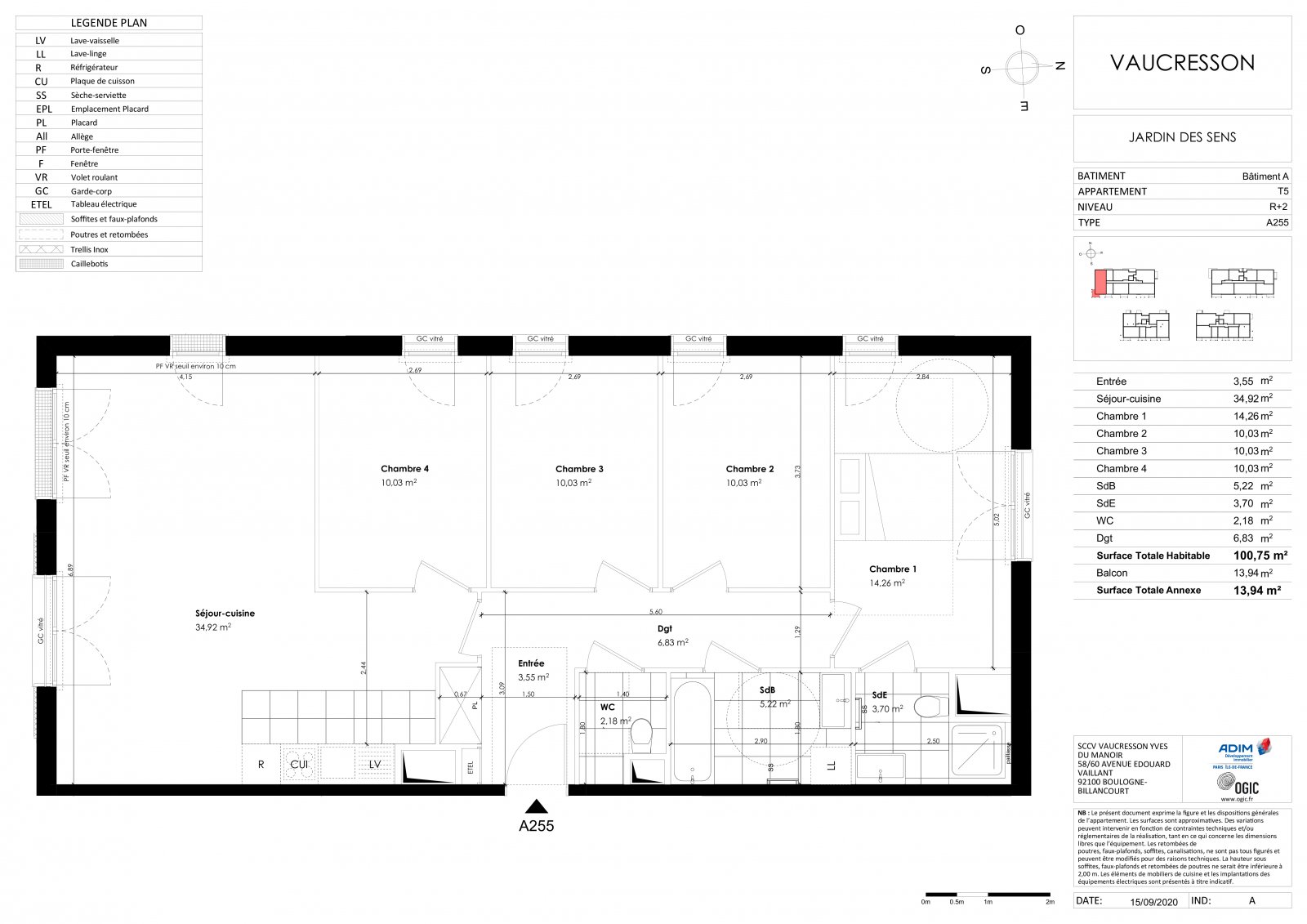 Plan 2D - lot A255