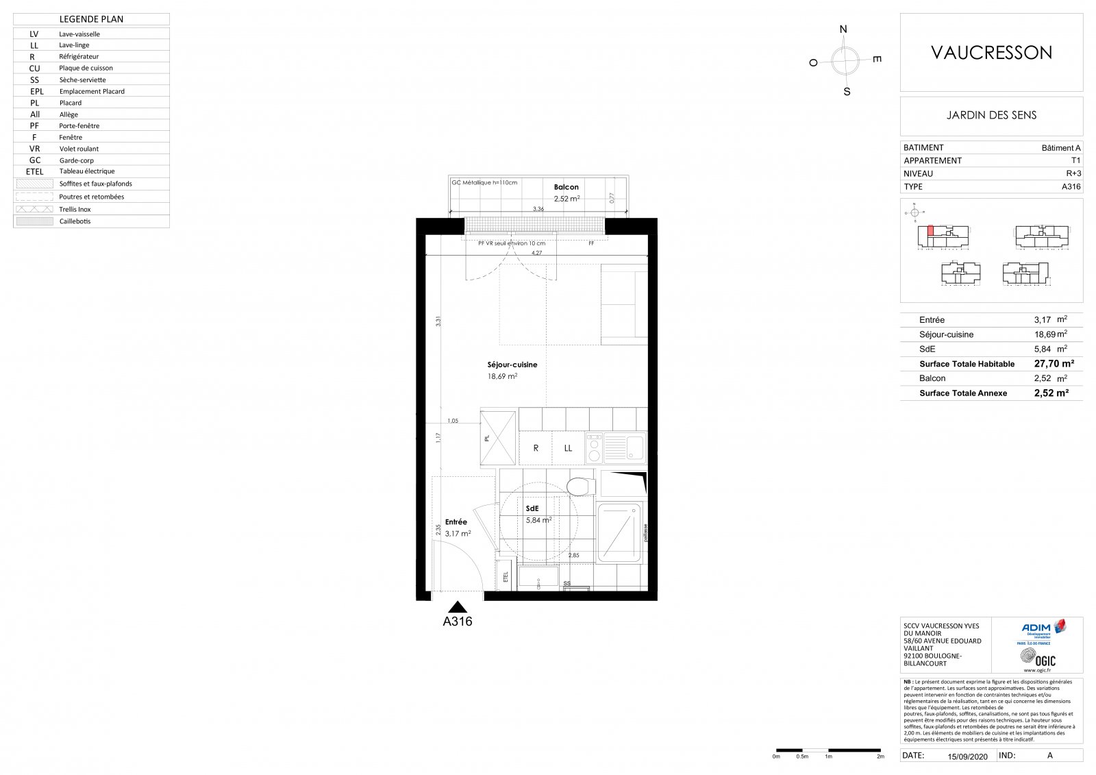 Plan 2D - lot A316