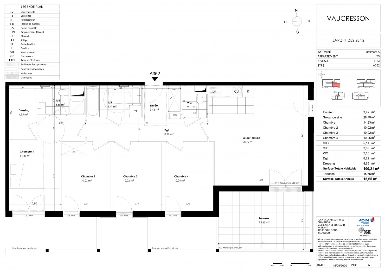 Plan 2D - lot A352