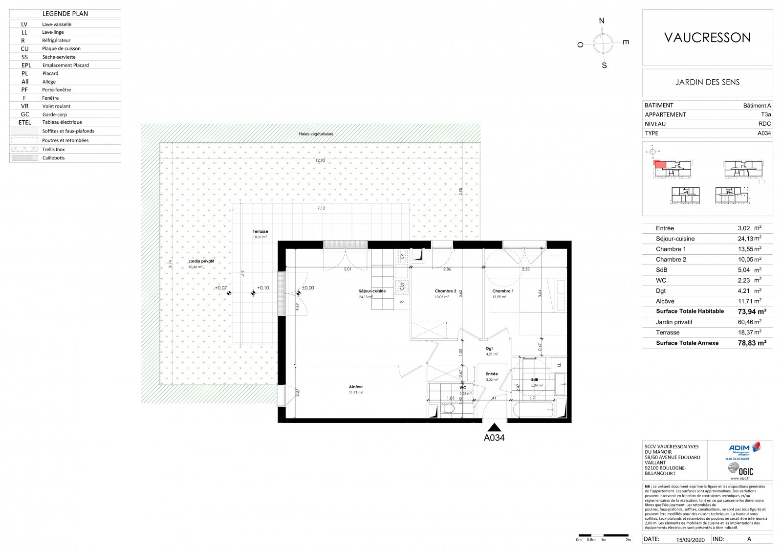 Plan 2D - lot A034