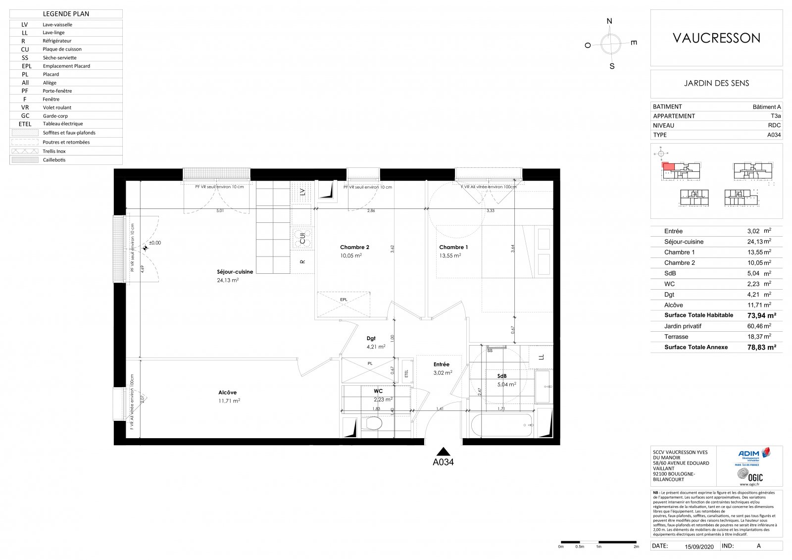 Plan 2D - lot A034