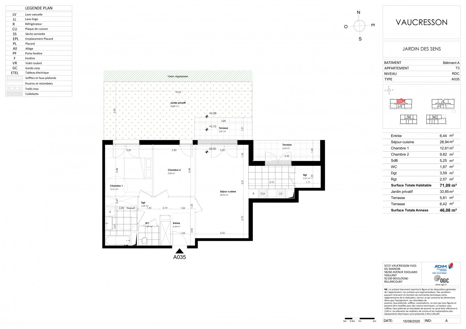 Plan 2D - lot A035