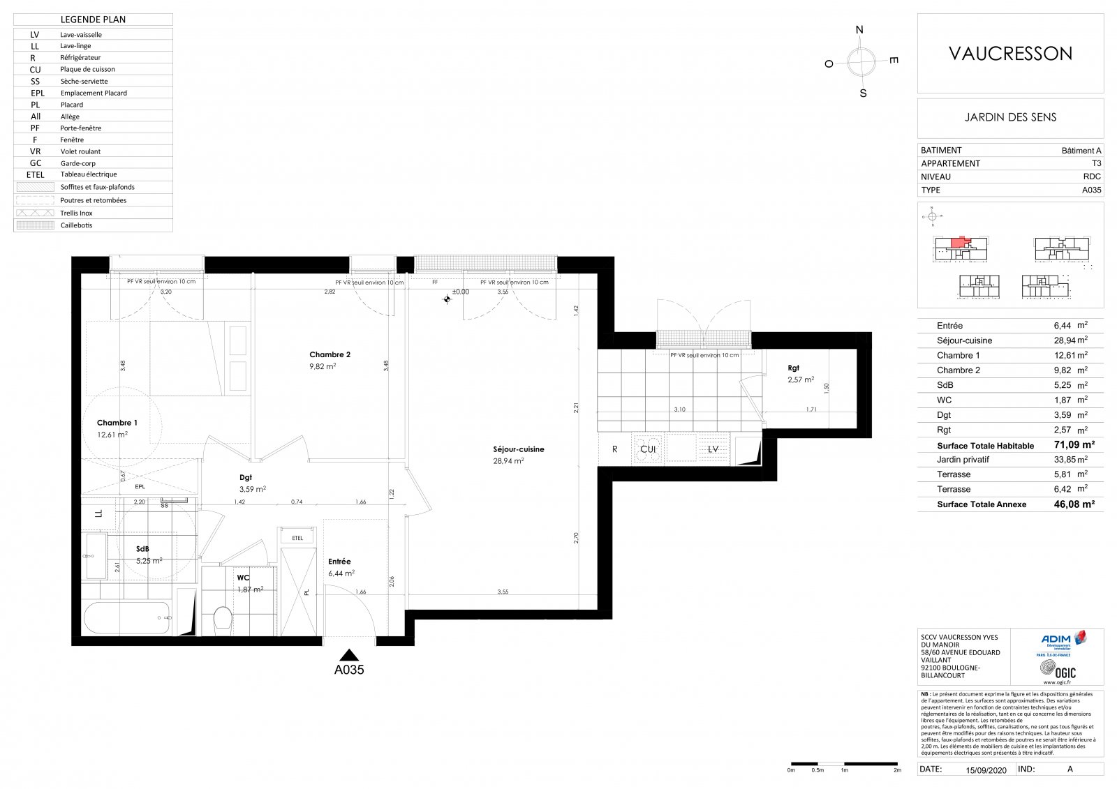 Plan 2D - lot A035