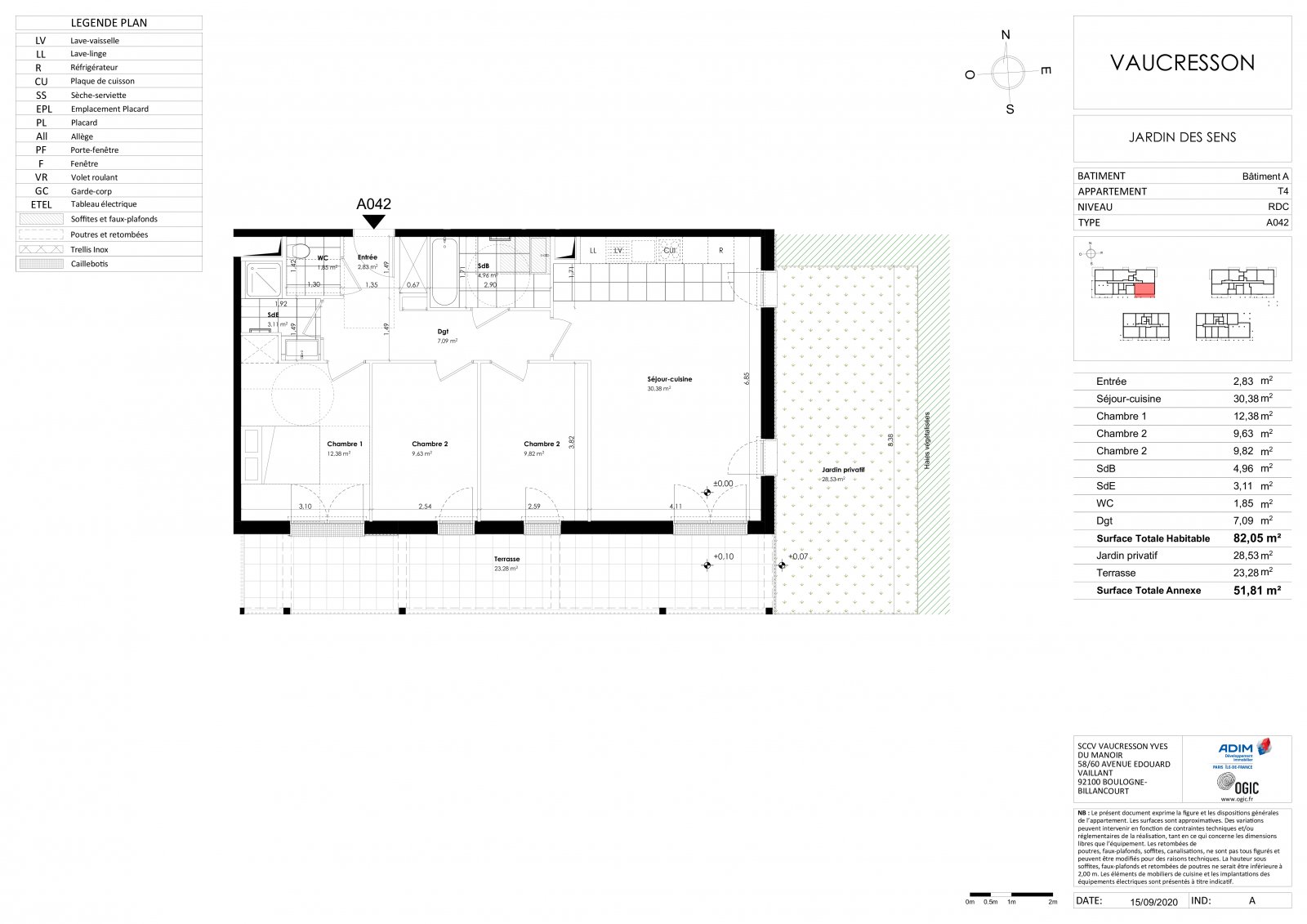 Plan 2D - lot A042