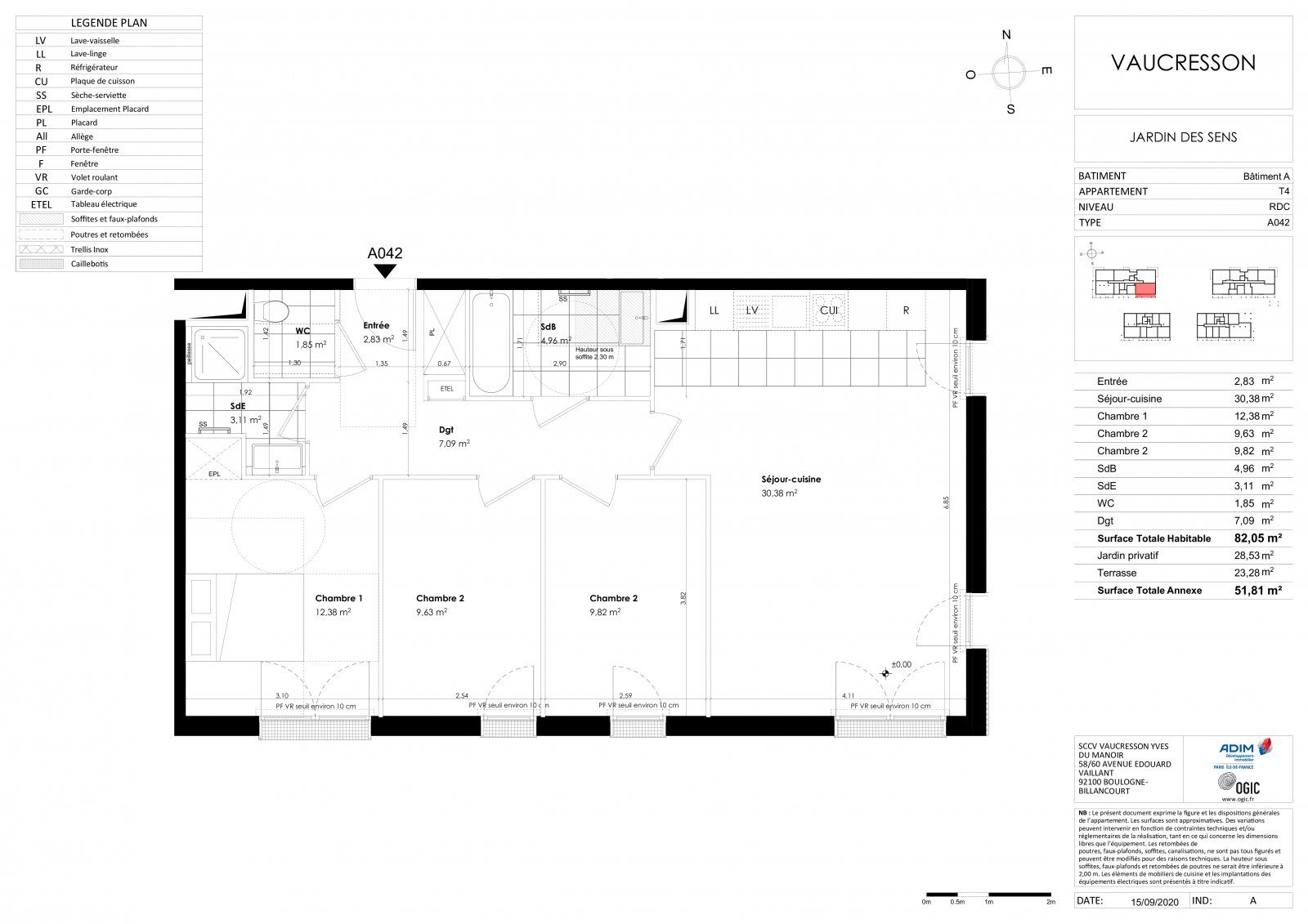 Plan 2D - lot A042