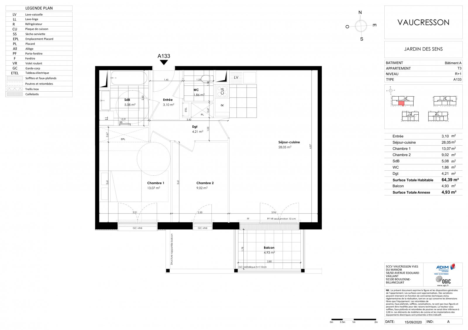 Plan 2D - lot A133