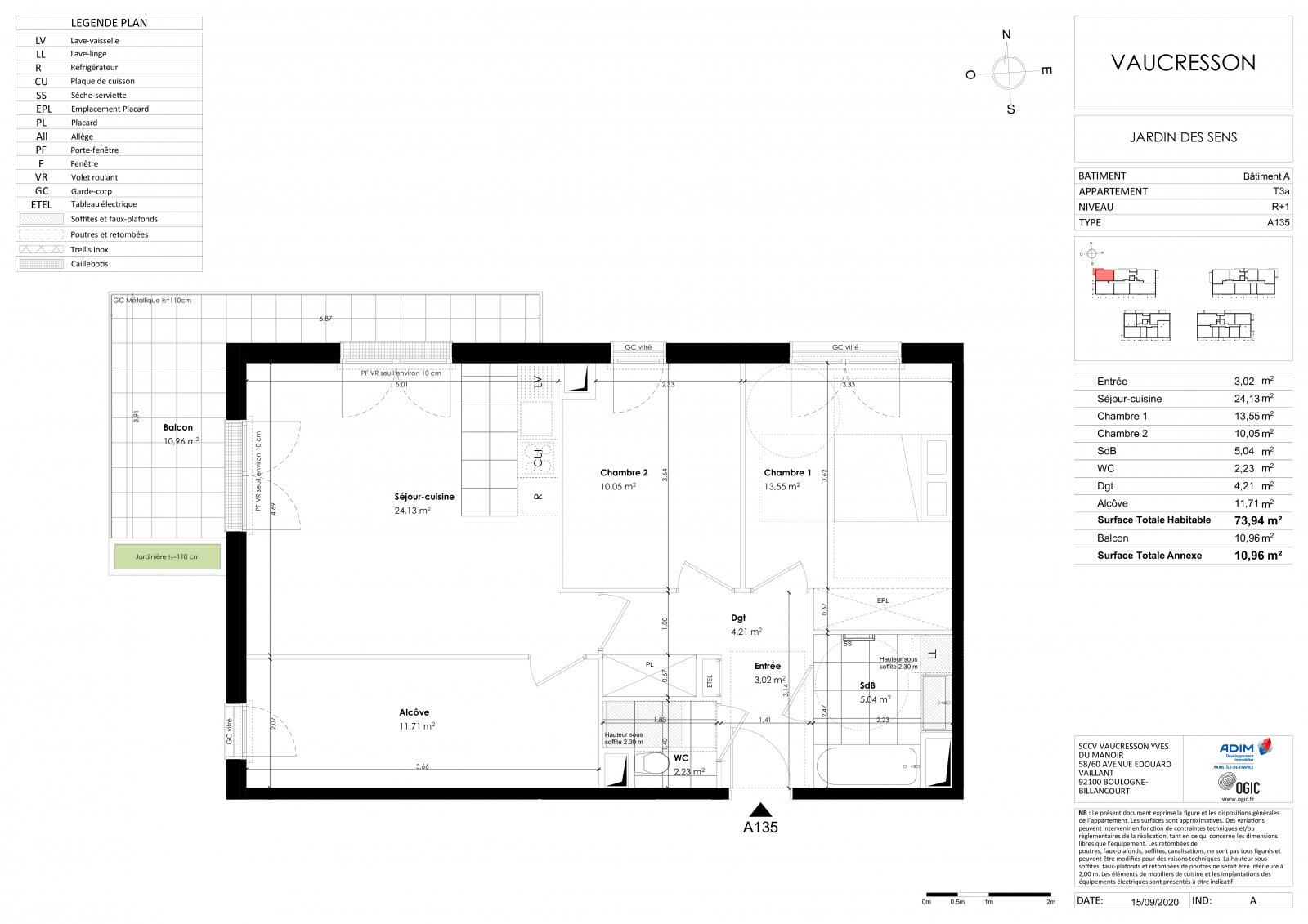 Plan 2D - lot A135