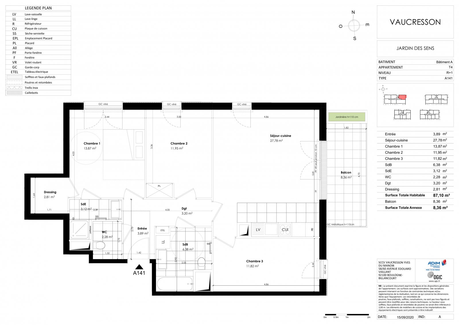 Plan 2D - lot A141