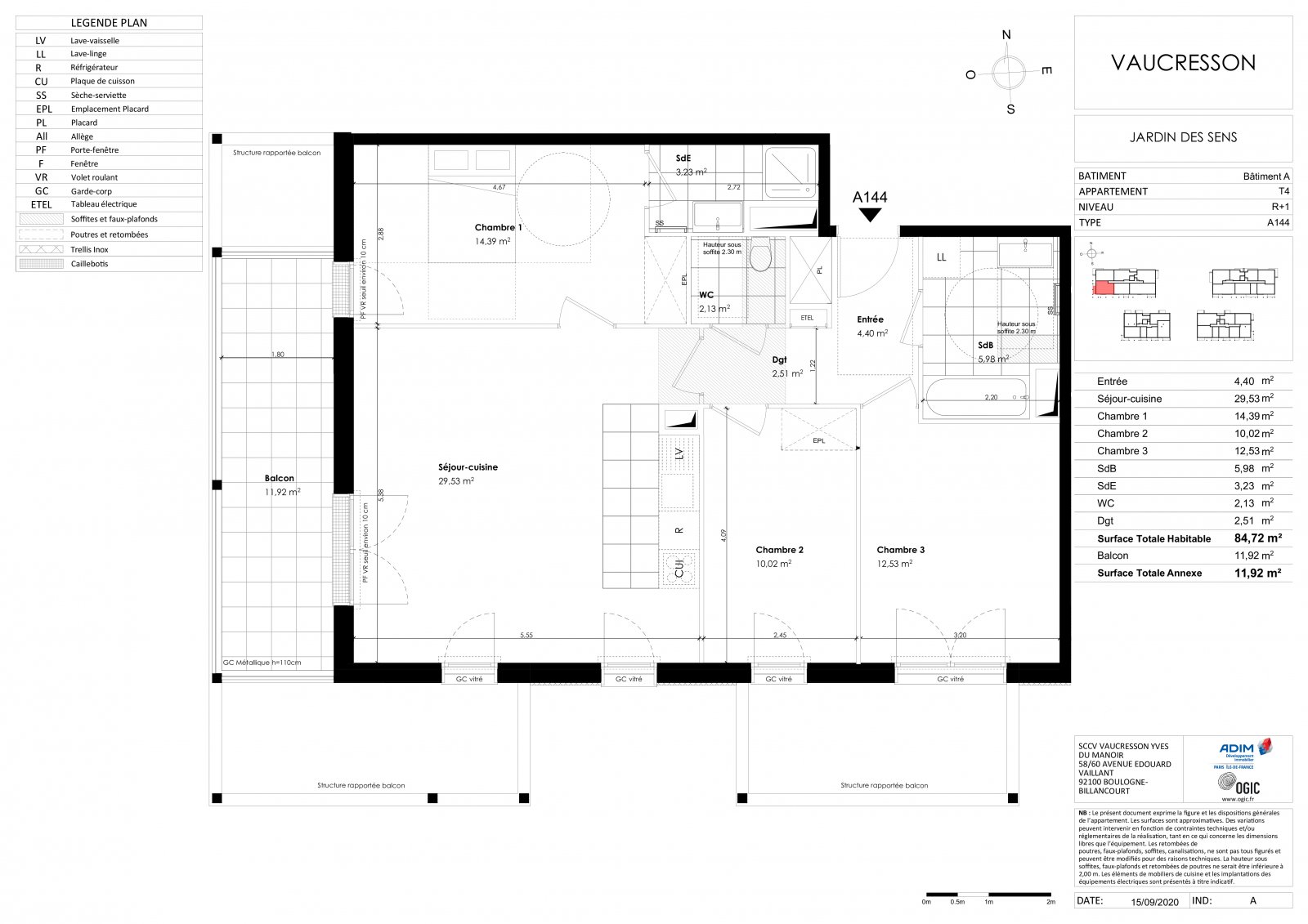 Plan 2D - lot A144