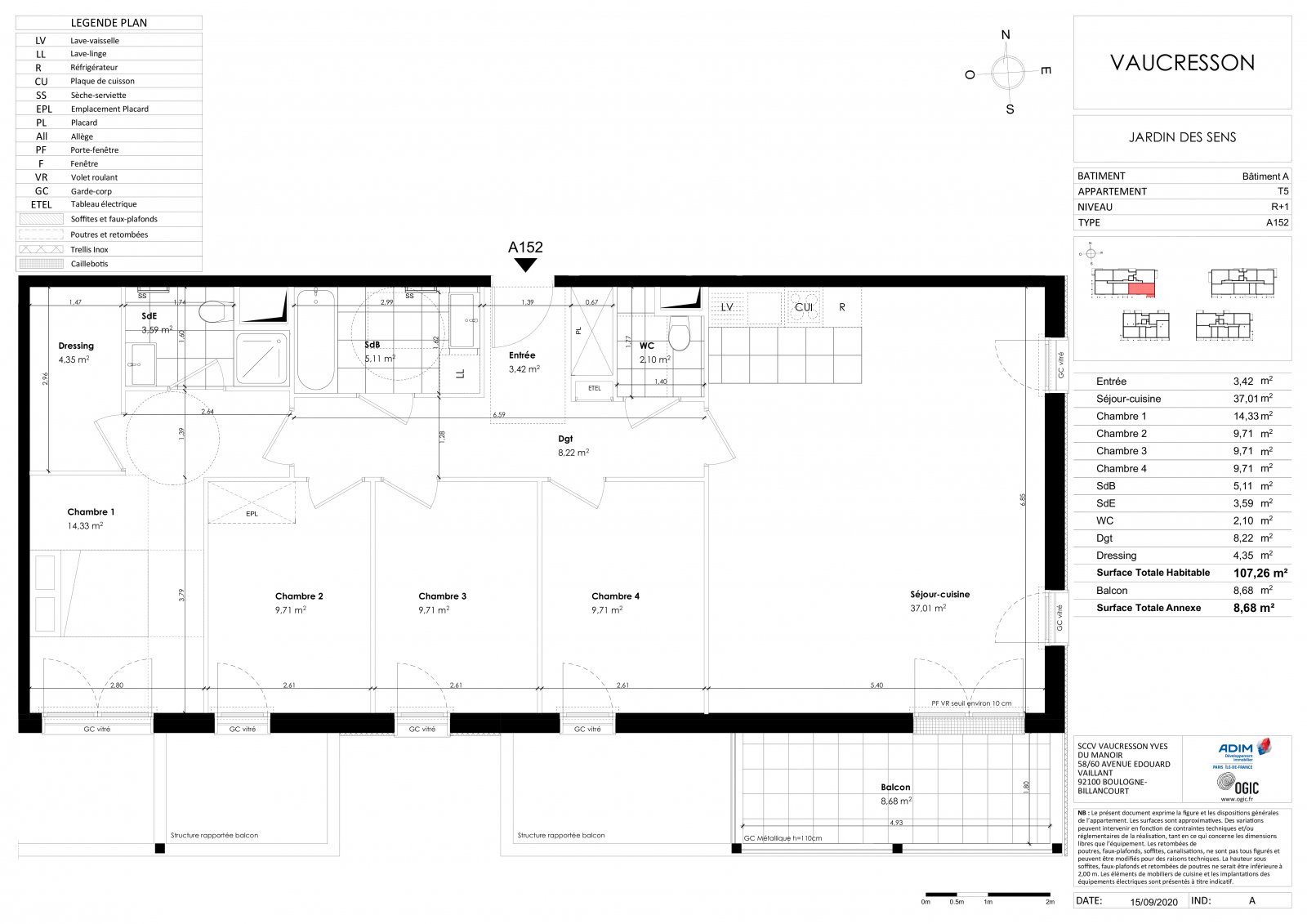 Plan 2D - lot A152