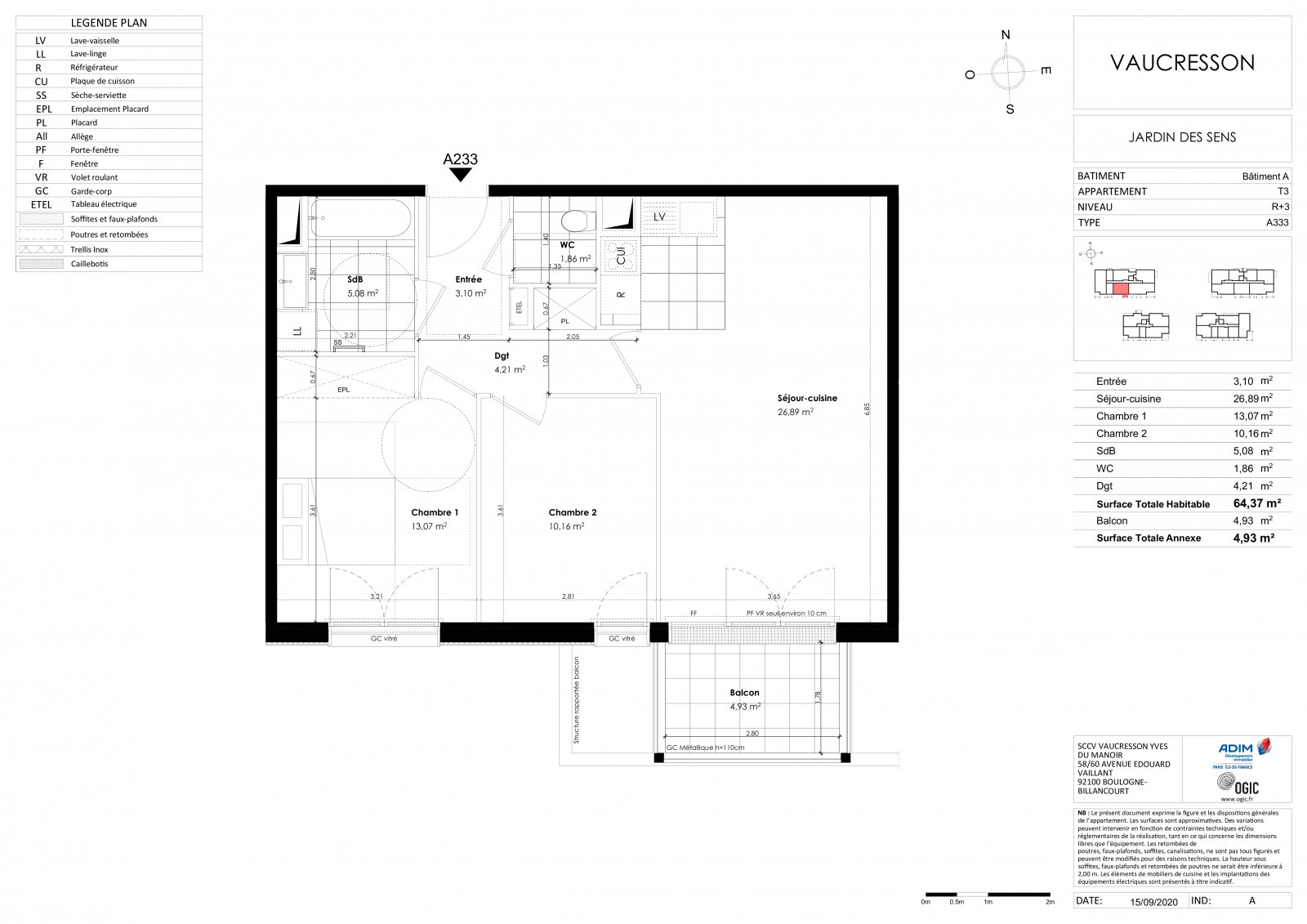 Plan 2D - lot A333