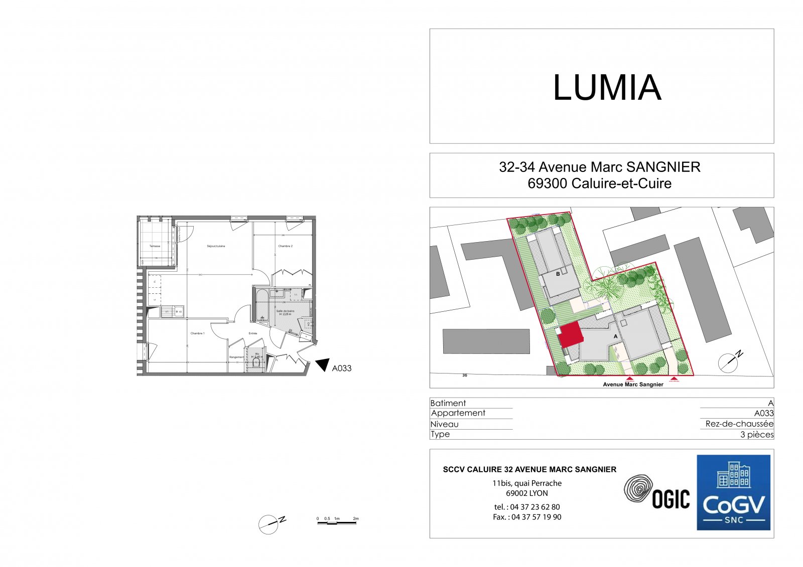 Plan 2D - lot A033