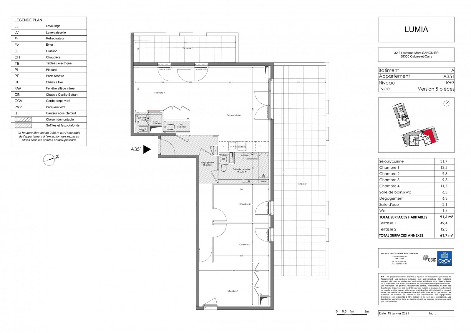 Plan 2D - lot A351