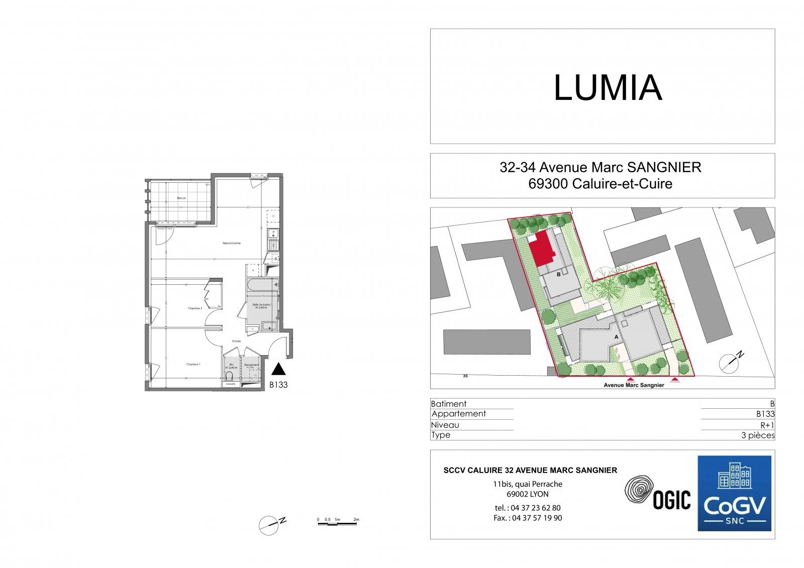 Plan 2D - lot B133