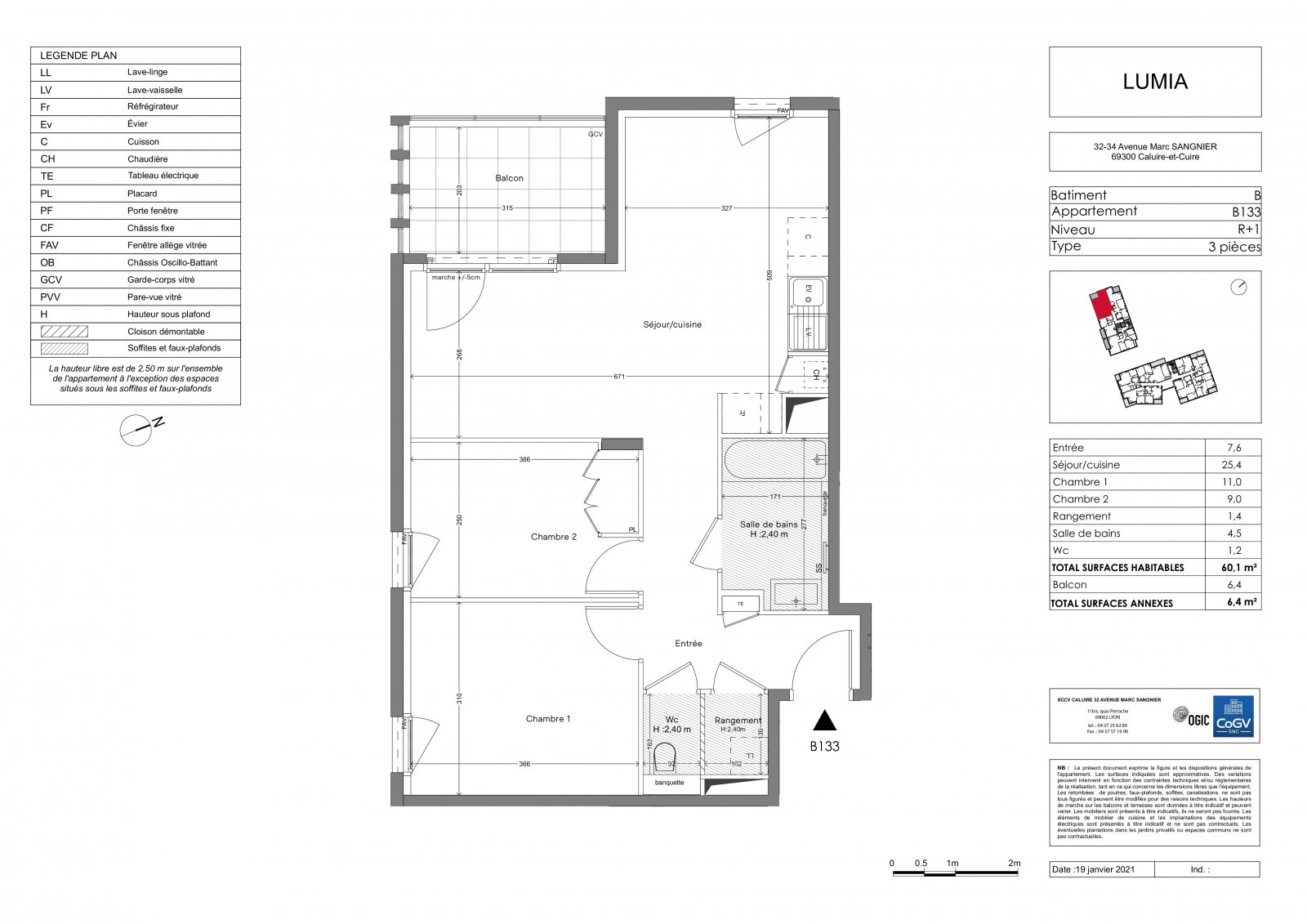 Plan 2D - lot B133