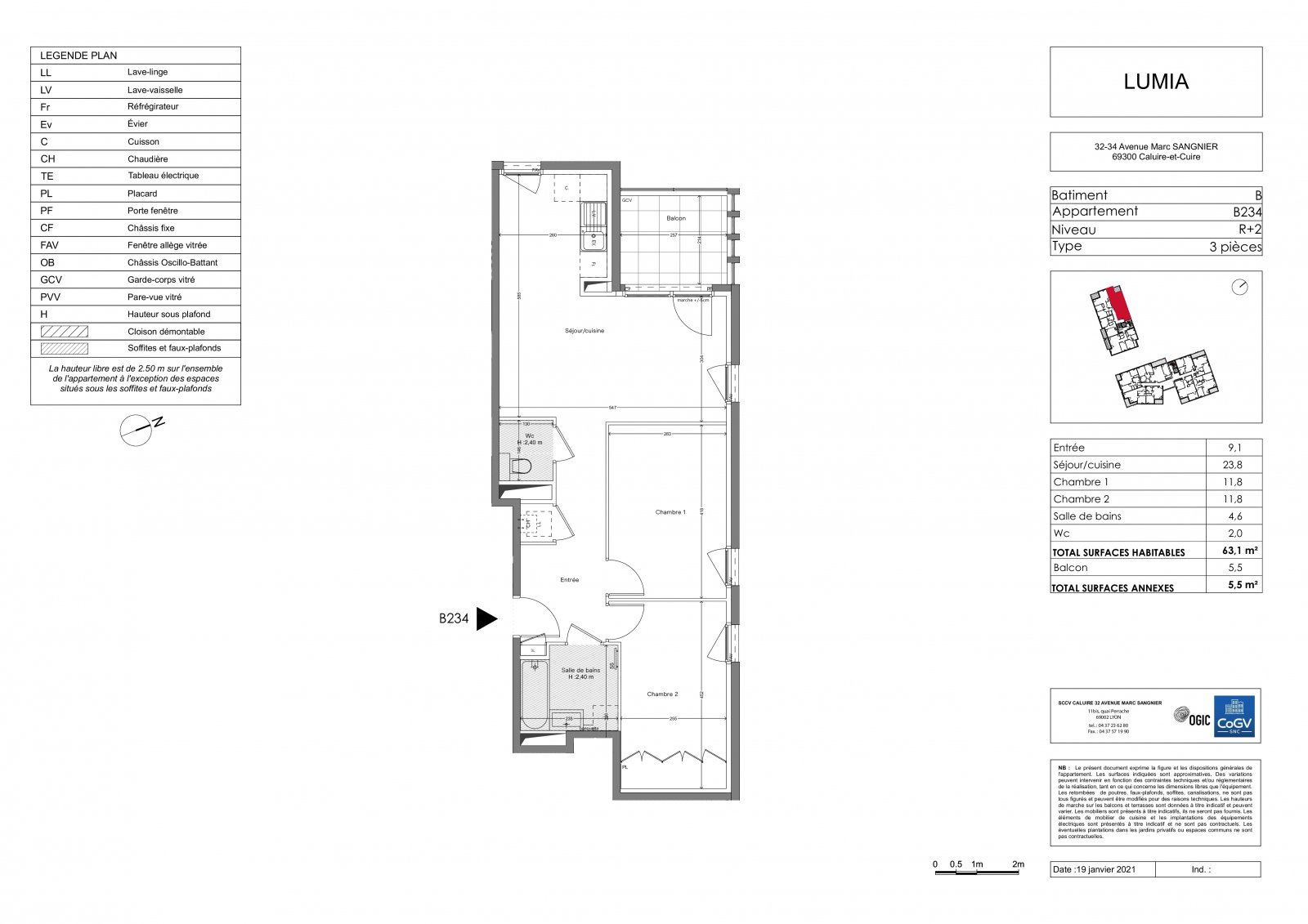 Plan 2D - lot B234