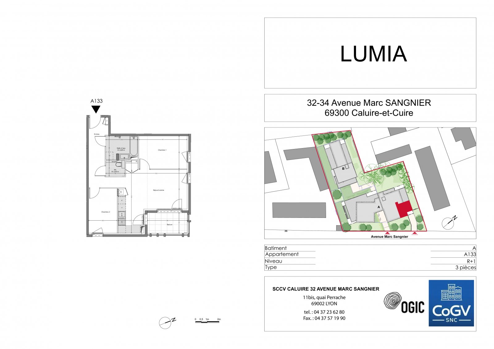 Plan 2D - lot A133