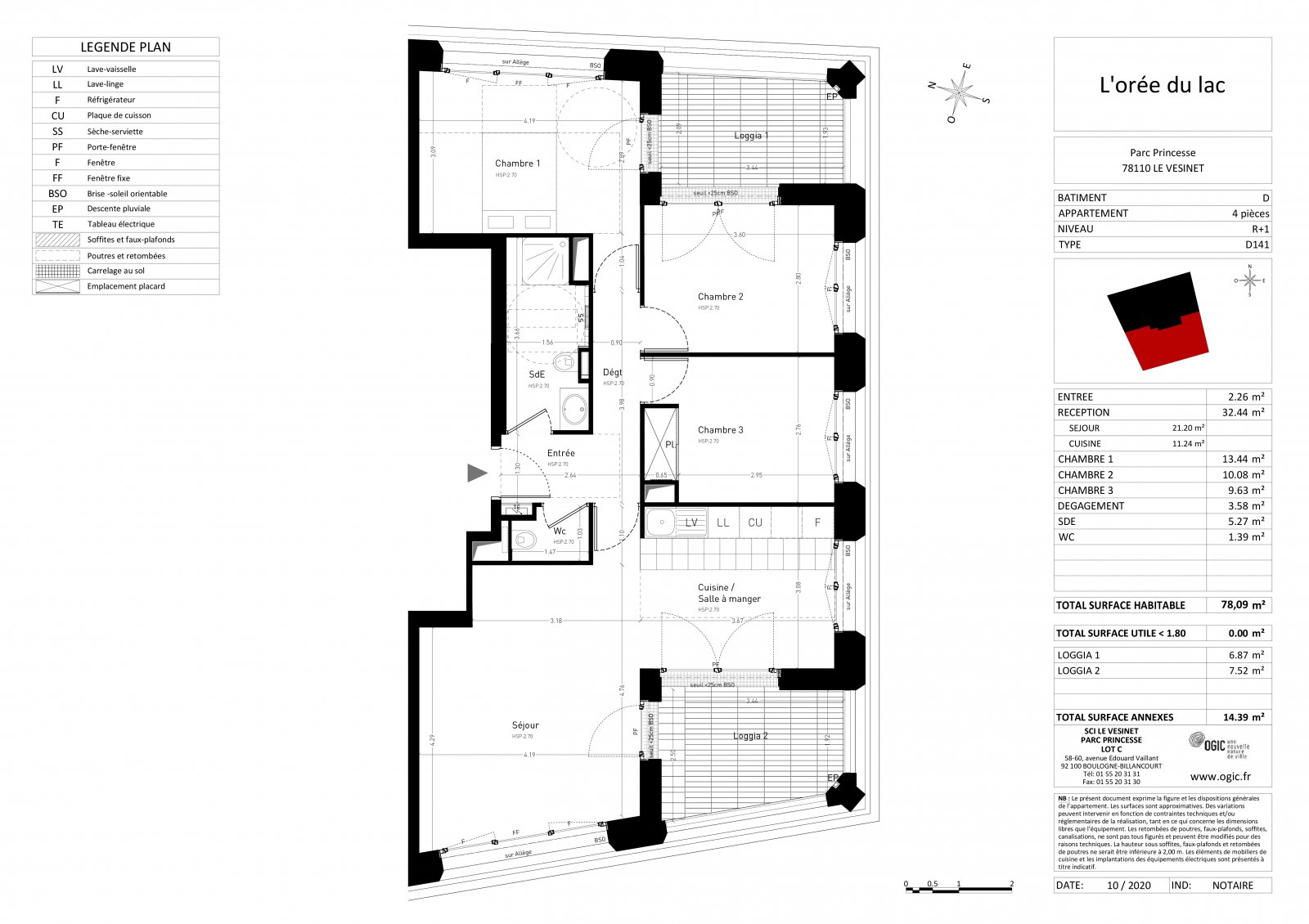 Plan 2D - lot D141